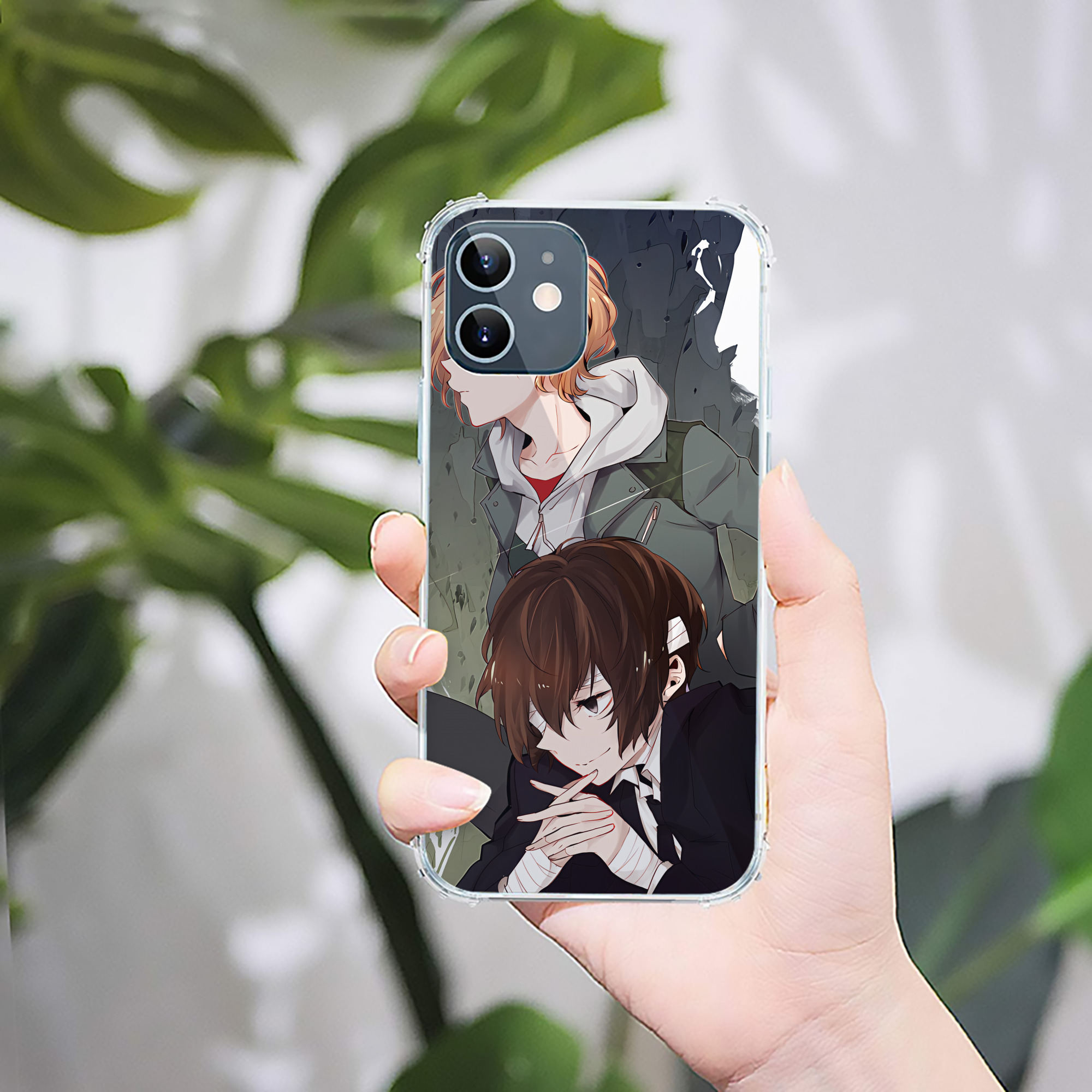 （画像用） 文豪ストレイドッグス Bungo Stray Dogs 【iPhone 12シリーズ対応】透明スマホケース（クリアソフトケース）